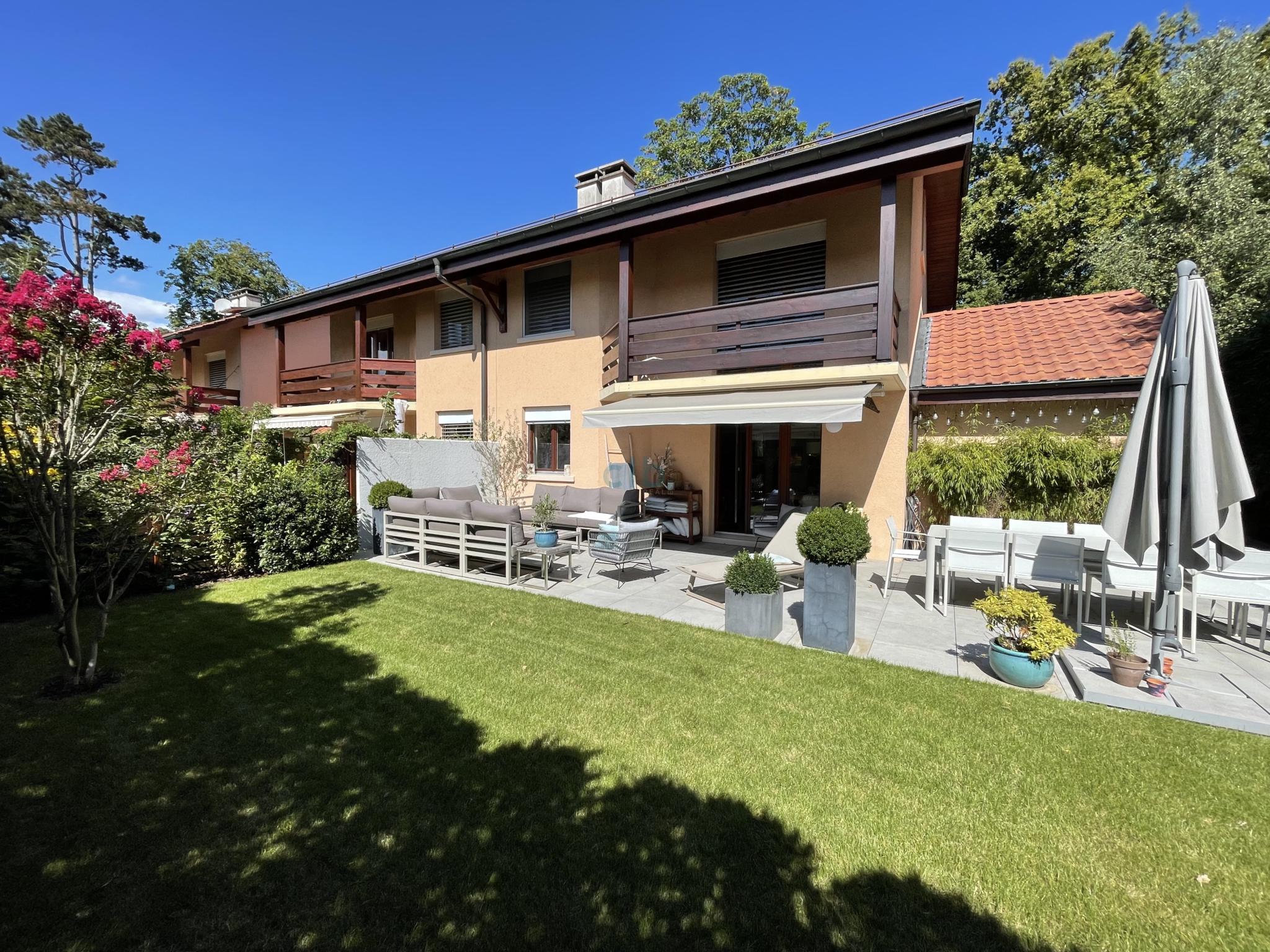 A VENDRE -COLLONGE-BELLERIVE charmante villa au calme à 150 mètres du lac