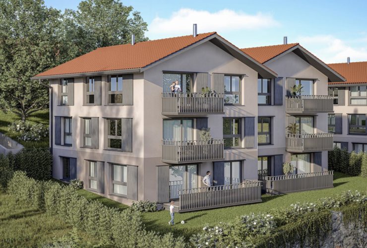 Charmant appartement neuf de 5 pieces Russin